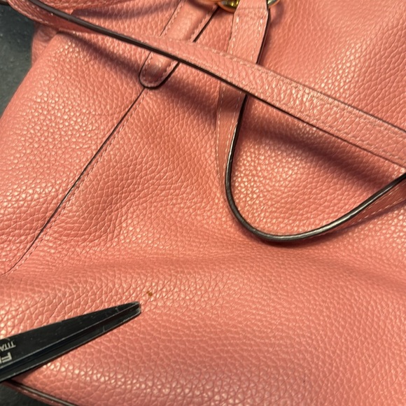 Coach Pink Leather Tote Bag - Picture 9 of 11